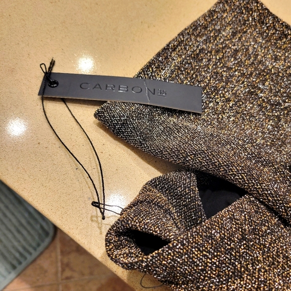 Carbon38 gold silver women's dress pants size XS - Picture 6 of 6